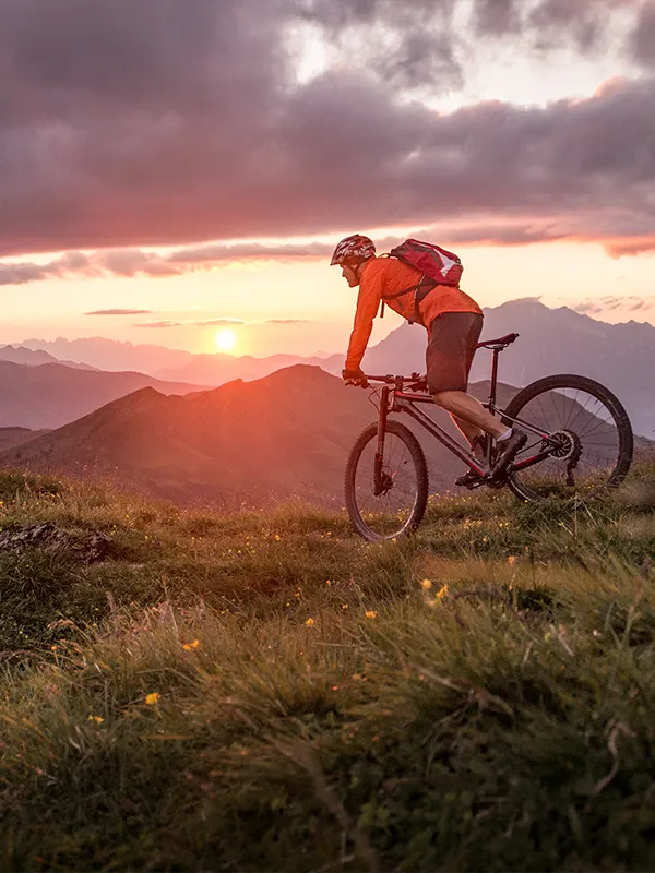 Aussicht während einer Biketour