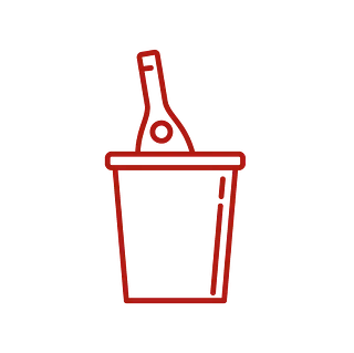 Gekühlter Icon Sekt